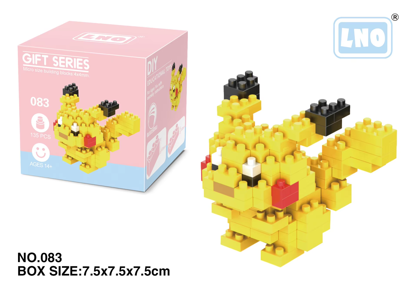 Pokémon Nano Block Set: Charizard, Kyogre, Groudon & Rayquaza - Fun Educational Toys for Kids!