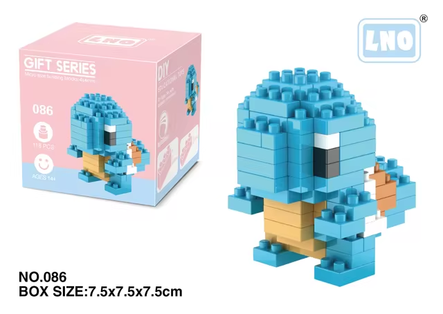 Pokémon Nano Block Set: Charizard, Kyogre, Groudon & Rayquaza - Fun Educational Toys for Kids!