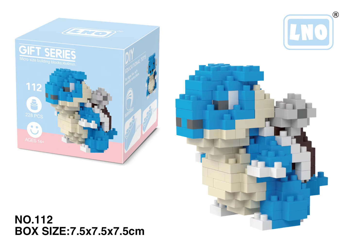 Pokémon Nano Block Set: Charizard, Kyogre, Groudon & Rayquaza - Fun Educational Toys for Kids!