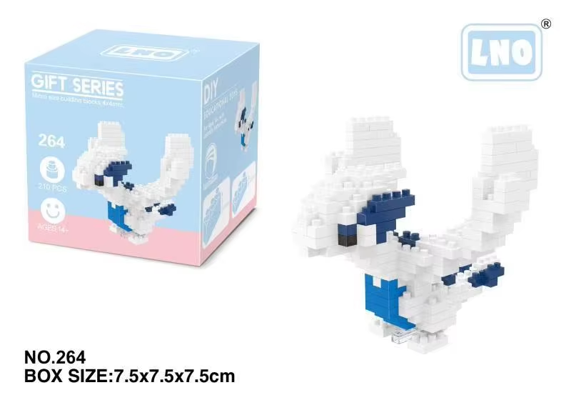 Pokémon Nano Block Set: Charizard, Kyogre, Groudon & Rayquaza - Fun Educational Toys for Kids!