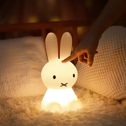 Adorable 3D Bunny Night Light – Kawaii Anime Desk Lamp for Kids & Bedroom Decor