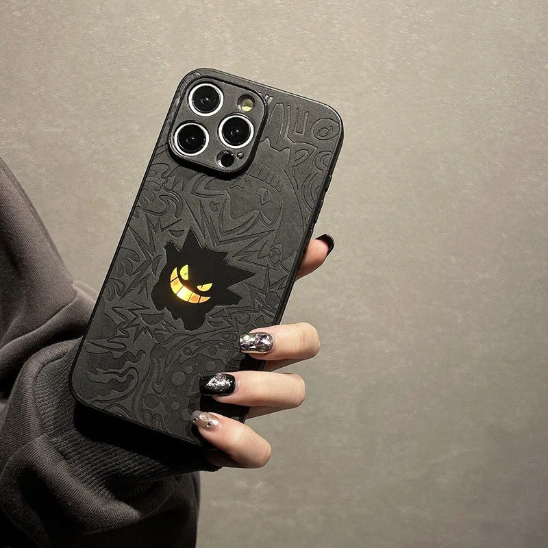 3D Pokémon Gengar Luxury iPhone Case – Elevate Your Style with Haunting Elegance