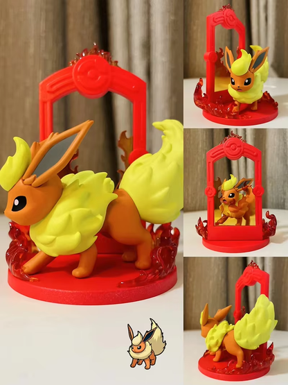 Pokémon Eevee Family Figure Set - Vaporeon, Umbreon, Sylveon & More!