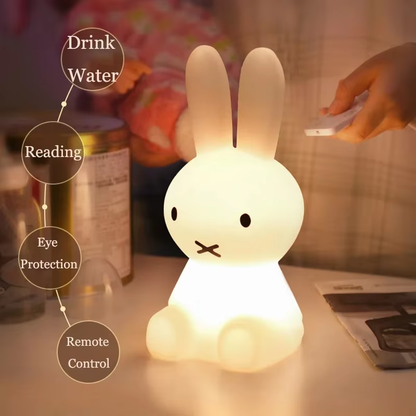 Adorable 3D Bunny Night Light – Kawaii Anime Desk Lamp for Kids & Bedroom Decor