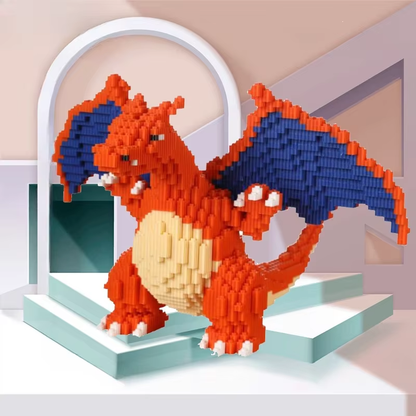 Pokémon Charizard Building Blocks – Fun Puzzle Toy & Desk Decor for Kids