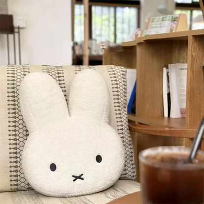 Adorable Kawaii Miffy Plush Pillow – Sweet Cartoon Doll for Cozy Decor & Perfect Birthday Gift