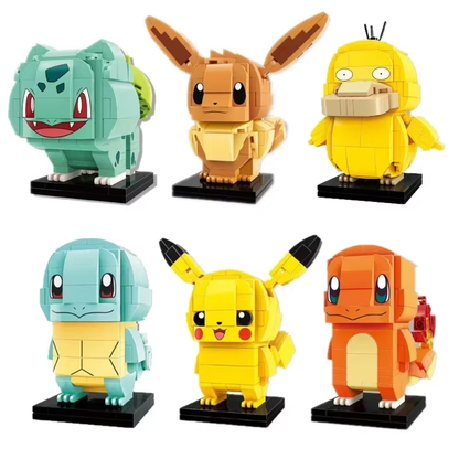 Build & Collect: Genuine Pokémon Pikachu & Eevee Blocks – Perfect Gift!