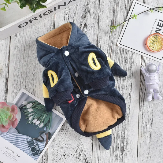 Adorable Pokémon Plush Costume for Dogs & Cats – Perfect for Pet Cosplay!