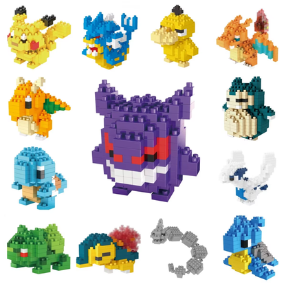 Pokémon Nano Block Set: Charizard, Kyogre, Groudon & Rayquaza - Fun Educational Toys for Kids!