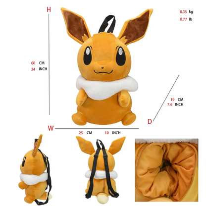 Adorable Pokémon Plush Backpacks – Perfect for Fans and Everyday Adventures!