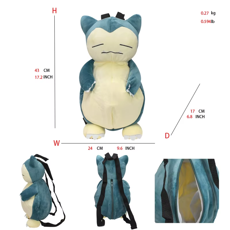 Adorable Pokémon Plush Backpacks – Perfect for Fans and Everyday Adventures!