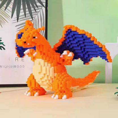 Pokémon Charizard Building Blocks – Fun Puzzle Toy & Desk Decor for Kids