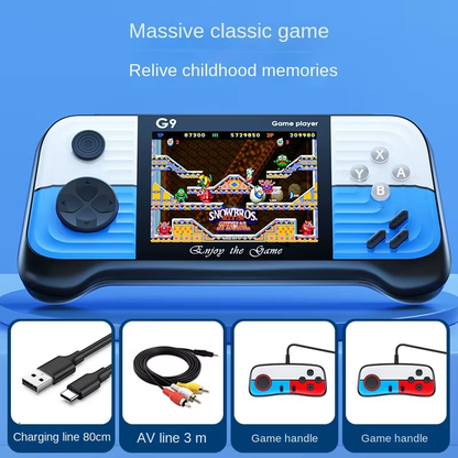 Retro Handheld Game Console – PSP Style with Single & Double Handle, 666 Classic Games in One