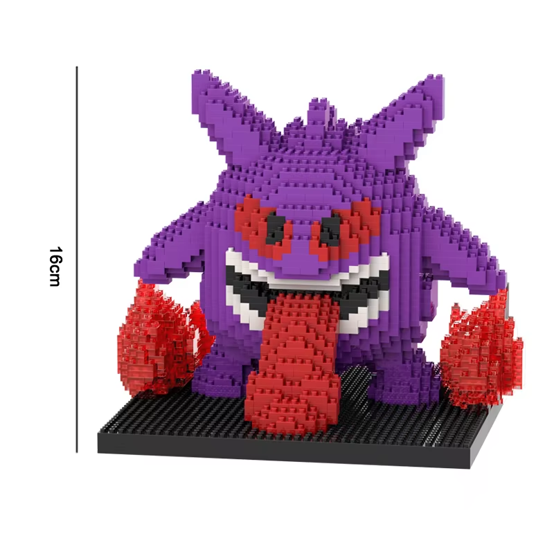 Pokémon Building Blocks: Gengar, Piplup & Charizard - Perfect Christmas Gift!