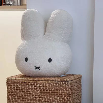 Adorable Kawaii Miffy Plush Pillow – Sweet Cartoon Doll for Cozy Decor & Perfect Birthday Gift