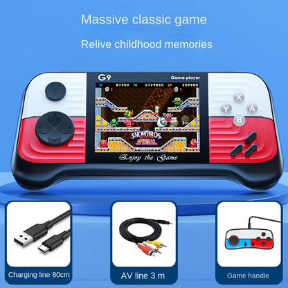 Retro Handheld Game Console – PSP Style with Single & Double Handle, 666 Classic Games in One