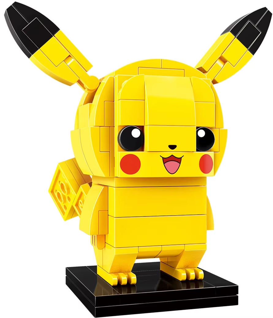 Build & Collect: Genuine Pokémon Pikachu & Eevee Blocks – Perfect Gift!