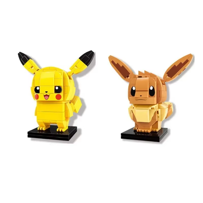 Build & Collect: Genuine Pokémon Pikachu & Eevee Blocks – Perfect Gift!