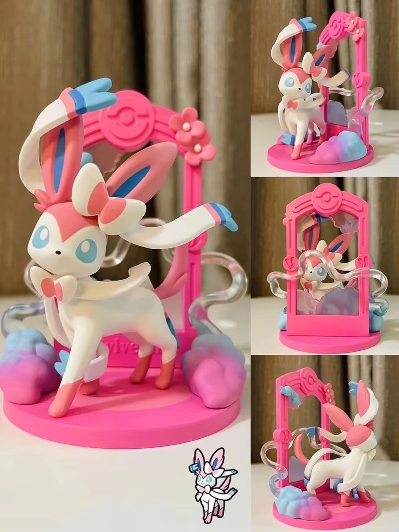 Pokémon Eevee Family Figure Set - Vaporeon, Umbreon, Sylveon & More!